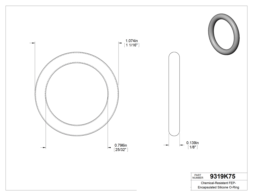 Technical drawing - 9319K75